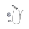 Delta Victorian Chrome Finish Thermostatic Tub and Shower Faucet System Package with Water Efficient Showerhead and Handheld Shower with Slide Bar Includes Rough-in Valve and Tub Spout DSP0461V