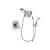 Delta Addison Chrome Finish Thermostatic Shower Faucet System Package with Large Rain Showerhead and Handheld Shower with Slide Bar Includes Rough-in Valve DSP0500V