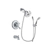 Delta Leland Chrome Finish Thermostatic Tub and Shower Faucet System Package with 5-1/2 inch Shower Head and Handheld Shower with Slide Bar Includes Rough-in Valve and Tub Spout DSP0531V