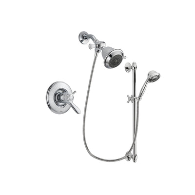 Delta Lahara Chrome Shower Faucet System w/ Shower Head and Hand Shower DSP0562V