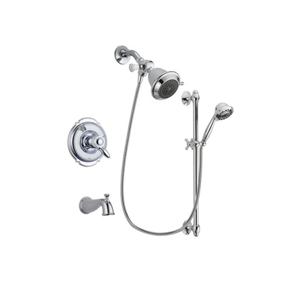 Delta Victorian Chrome Tub and Shower Faucet System with Hand Shower DSP0563V