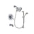 Delta Addison Chrome Finish Thermostatic Tub and Shower Faucet System Package with Large Rain Showerhead and 7-Spray Handheld Shower Sprayer with Slide Bar Includes Rough-in Valve and Tub Spout DSP0635V