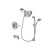 Delta Lahara Chrome Tub and Shower Faucet System with Hand Shower DSP0639V