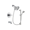 Delta Trinsic Chrome Tub and Shower Faucet System with Hand Shower DSP0641V