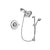 Delta Linden Chrome Shower Faucet System w/ Shower Head and Hand Shower DSP0648V