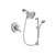 Delta Linden Chrome Shower Faucet System w/ Shower Head and Hand Shower DSP0660V