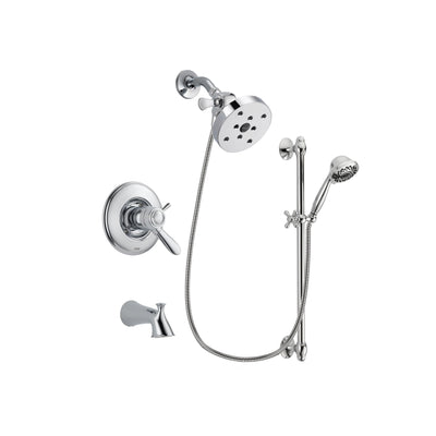 Delta Lahara Chrome Tub and Shower Faucet System with Hand Shower DSP0663V