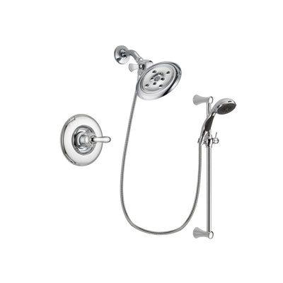 Delta Linden Chrome Shower Faucet System w/ Shower Head and Hand Shower DSP0784V