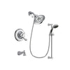 Delta Linden Chrome Tub and Shower Faucet System with Hand Shower DSP0795V