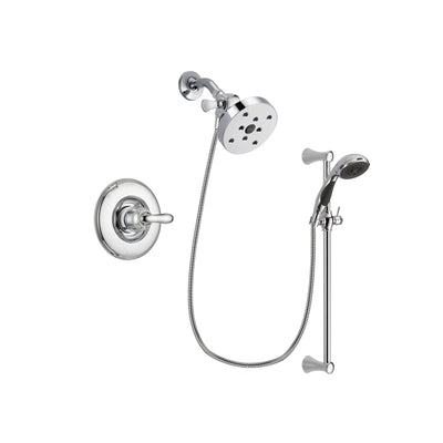 Delta Linden Chrome Shower Faucet System w/ Shower Head and Hand Shower DSP0818V