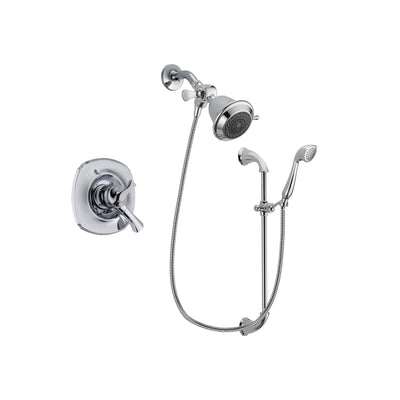 Delta Addison Chrome Shower Faucet System w/ Showerhead and Hand Shower DSP0862V