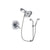 Delta Addison Chrome Finish Thermostatic Shower Faucet System Package with Large Rain Showerhead and Handheld Shower with Slide Bar Includes Rough-in Valve DSP0908V