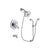 Delta Leland Chrome Finish Dual Control Tub and Shower Faucet System Package with 5-1/2 inch Shower Head and Handheld Shower with Slide Bar Includes Rough-in Valve and Tub Spout DSP0961V