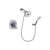 Delta Addison Chrome Finish Dual Control Shower Faucet System Package with 5-1/2 inch Shower Head and Wall-Mount Bracket with Handheld Shower Spray Includes Rough-in Valve DSP1100V