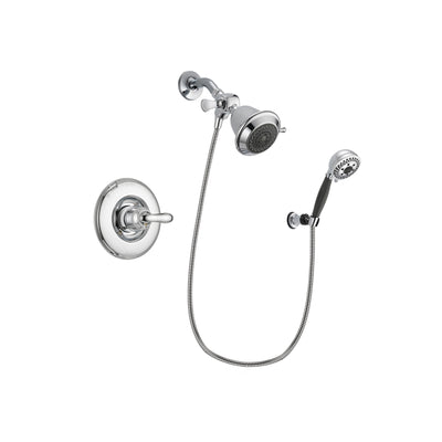 Delta Linden Chrome Shower Faucet System w/ Shower Head and Hand Shower DSP1124V