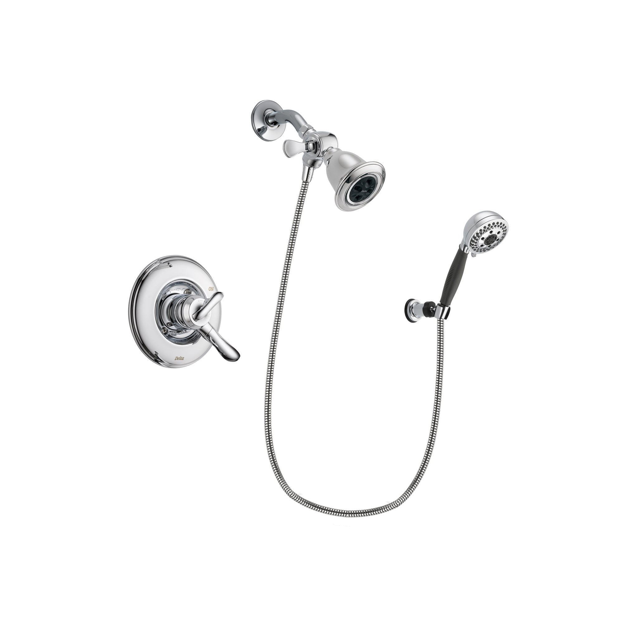 Delta Linden Chrome Shower Faucet System w/ Shower Head and Hand Shower DSP1170V