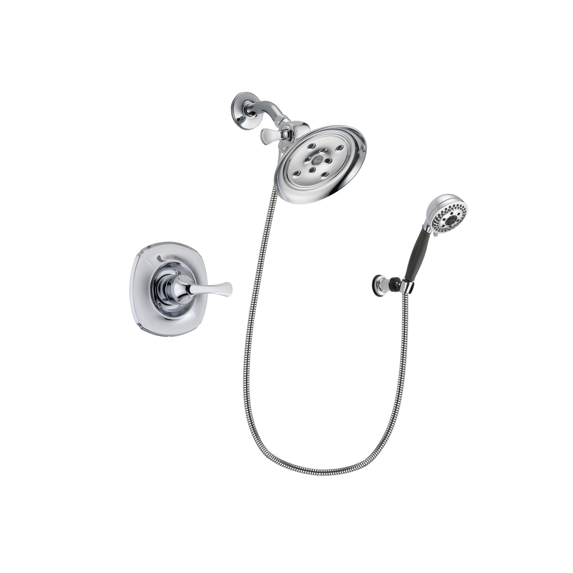 Delta Addison Chrome Shower Faucet System w/ Showerhead and Hand Shower DSP1190V