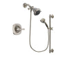 Delta Addison Stainless Steel Finish Shower Faucet System Package with Shower Head and 5-Spray Personal Handshower with Slide Bar Includes Rough-in Valve DSP1258V