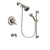 Delta Linden Stainless Steel Finish Dual Control Tub and Shower Faucet System Package with Shower Head and 5-Spray Personal Handshower with Slide Bar Includes Rough-in Valve and Tub Spout DSP1271V