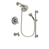 Delta Victorian Stainless Steel Finish Tub & Shower System w/Hand Spray DSP1345V