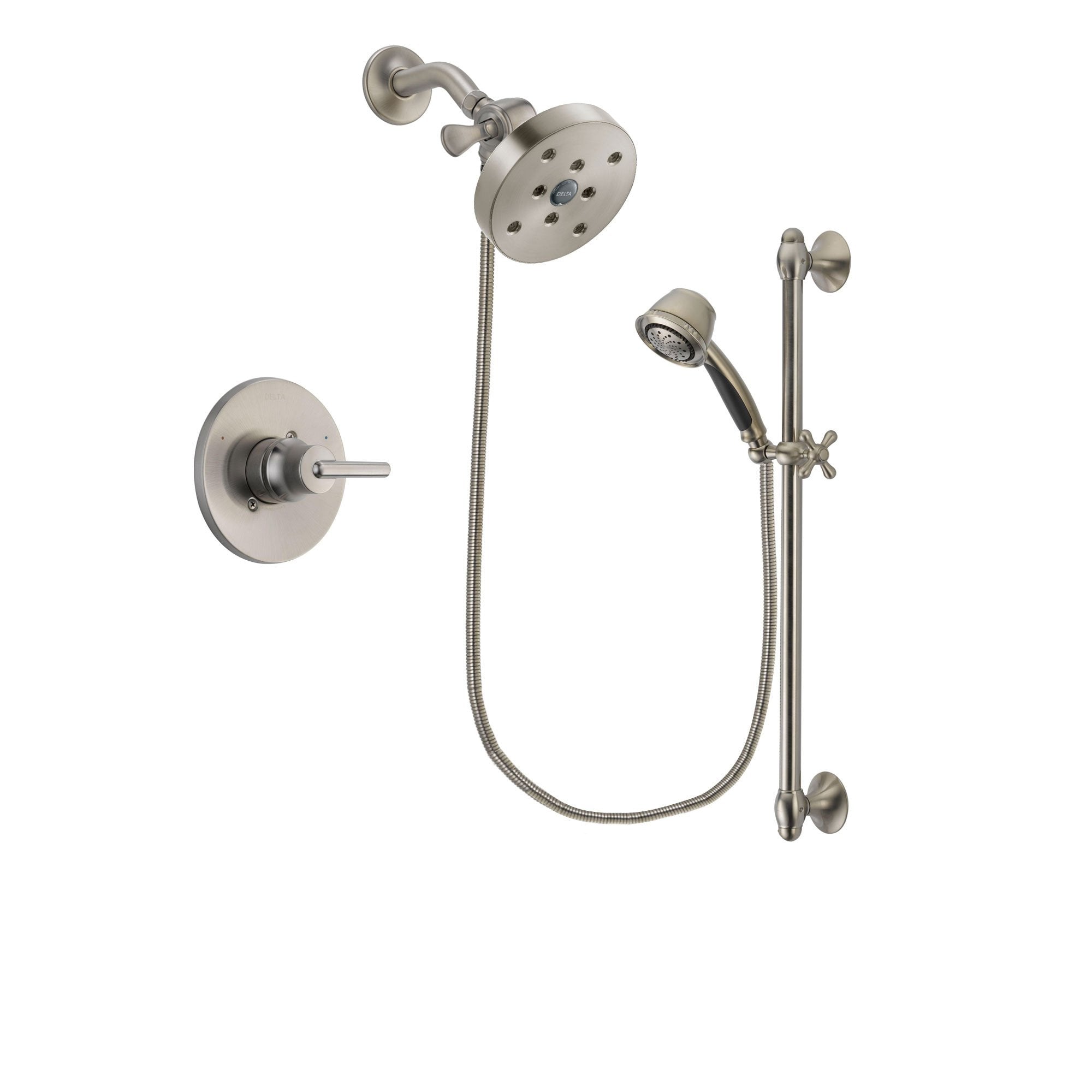 Delta Trinsic Stainless Steel Finish Shower Faucet System w/Hand Shower DSP1356V