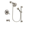 Delta Cassidy Stainless Steel Finish Tub and Shower System w/Hand Spray DSP1375V