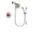 Delta Trinsic Stainless Steel Finish Shower Faucet System Package with 5-1/2 inch Shower Head and Handshower with Slide Bar Includes Rough-in Valve DSP1492V