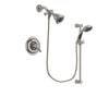 Delta Victorian Stainless Steel Finish Thermostatic Shower Faucet System Package with Water Efficient Showerhead and Handheld Shower Spray with Slide Bar Includes Rough-in Valve DSP1550V