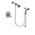 Delta Linden Stainless Steel Finish Dual Control Shower Faucet System Package with Water Efficient Showerhead and Handheld Shower Spray with Slide Bar Includes Rough-in Valve DSP1578V