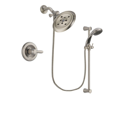 Delta Lahara Stainless Steel Finish Shower Faucet System w/ Hand Spray DSP1592V