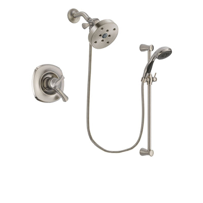 Delta Addison Stainless Steel Finish Shower Faucet System w/Hand Shower DSP1644V