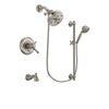 Delta Cassidy Stainless Steel Finish Tub and Shower System w/Hand Spray DSP1759V