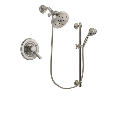 Delta Lahara Stainless Steel Finish Shower Faucet System w/ Hand Spray DSP1772V