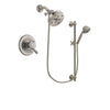 Delta Leland Stainless Steel Finish Shower Faucet System w/ Hand Spray DSP1778V