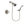 Delta Lahara Stainless Steel Finish Shower Faucet System Package with Shower Head and Wall Mounted Handshower Includes Rough-in Valve DSP1796V