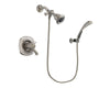 Delta Addison Stainless Steel Finish Thermostatic Shower Faucet System Package with Water Efficient Showerhead and Wall Mounted Handshower Includes Rough-in Valve DSP1826V