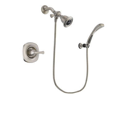 Delta Addison Stainless Steel Finish Shower Faucet System Package with Water Efficient Showerhead and Wall Mounted Handshower Includes Rough-in Valve DSP1836V