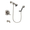 Delta Addison Stainless Steel Finish Thermostatic Tub and Shower Faucet System Package with Water Efficient Showerhead and 5-Setting Wall Mount Personal Handheld Shower Includes Rough-in Valve and Tub Spout DSP1961V