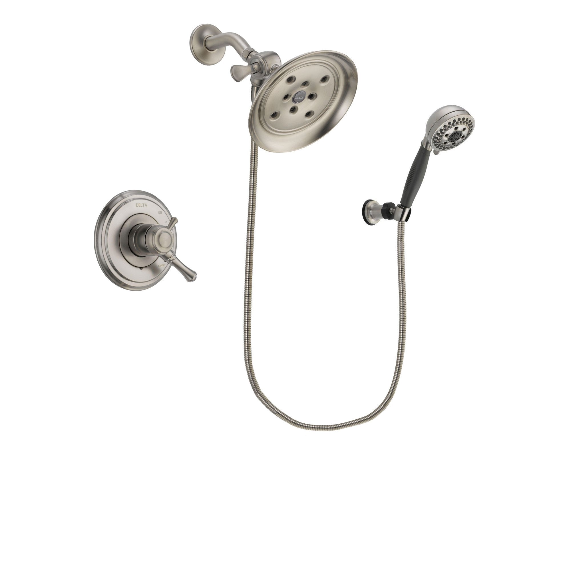 Delta Cassidy Stainless Steel Finish Shower Faucet System w/Hand Shower DSP2022V