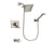 Delta Vero Stainless Steel Finish Tub and Shower System with Hand Spray DSP2089V