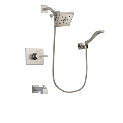 Delta Vero Stainless Steel Finish Tub and Shower System with Hand Spray DSP2101V