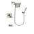 Delta Vero Stainless Steel Finish Tub and Shower System with Hand Spray DSP2197V