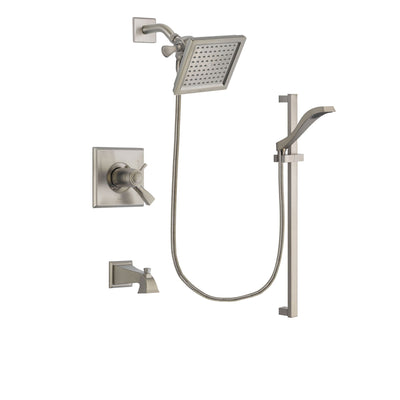 Delta Dryden Stainless Steel Finish Tub and Shower System w/Hand Shower DSP2237V