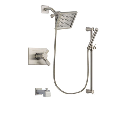 Delta Vero Stainless Steel Finish Tub and Shower System with Hand Spray DSP2293V