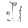 Delta Vero Stainless Steel Finish Tub and Shower System with Hand Spray DSP2353V