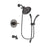 Delta Trinsic Venetian Bronze Finish Tub and Shower Faucet System Package with Large Rain Shower Head and 1-Spray Handshower with Slide Bar Includes Rough-in Valve and Tub Spout DSP2453V