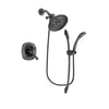 Delta Addison Venetian Bronze Finish Dual Control Shower Faucet System Package with Large Rain Shower Head and 1-Spray Handshower with Slide Bar Includes Rough-in Valve DSP2466V