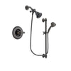 Delta Linden Venetian Bronze Finish Shower Faucet System Package with Water Efficient Showerhead and 5-Spray Personal Handshower with Slide Bar Includes Rough-in Valve DSP2548V