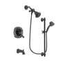 Delta Addison Venetian Bronze Finish Dual Control Tub and Shower Faucet System Package with Water Efficient Showerhead and 5-Spray Personal Handshower with Slide Bar Includes Rough-in Valve and Tub Spout DSP2555V