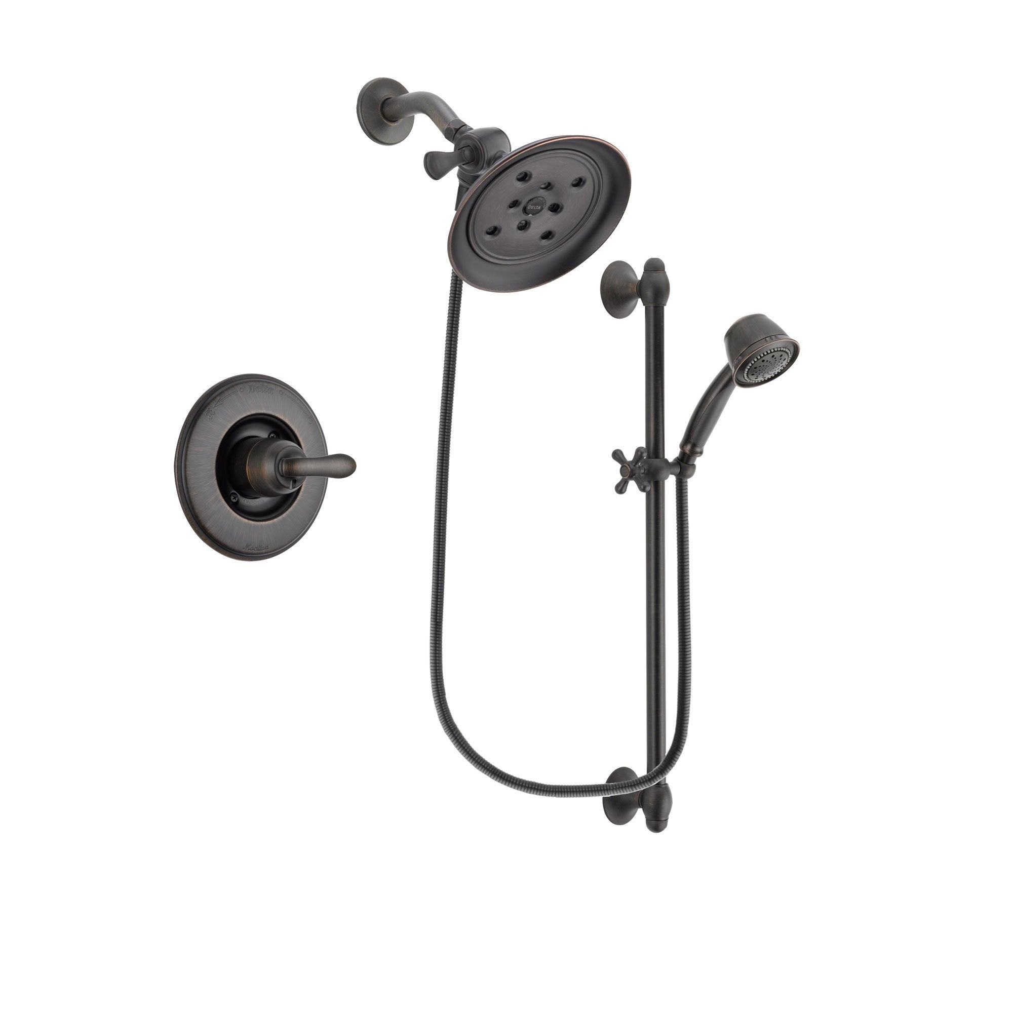 Delta Linden Venetian Bronze Shower Faucet System with Hand Shower DSP2578V